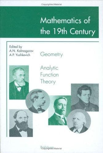 Cover of Mathematics of the 19th Century by Andrei Nikolaevich Kolmogorov