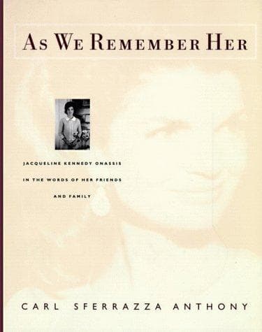 Cover of As we remember her by Carl Sferrazza Anthony