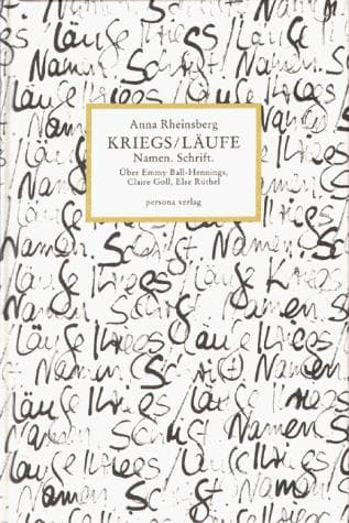 Cover of Kriegs/läufe by Anna Rheinsberg