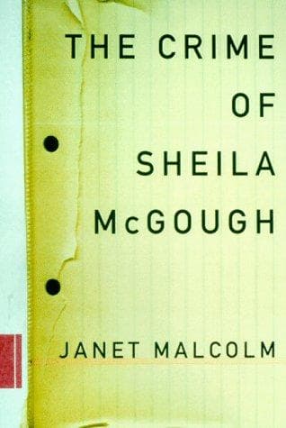 Cover of The crime of Sheila McGough by Janet Malcolm