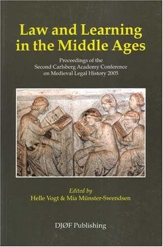 Cover of Law and learning in the Middle Ages by Carlsberg Academy Conference on Medieval Legal History (2nd 2005 Copenhagen, Denmark)