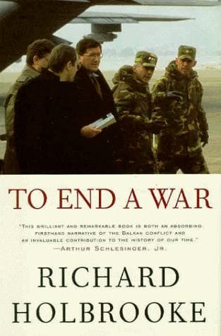 Cover of To end a war by Richard C. Holbrooke