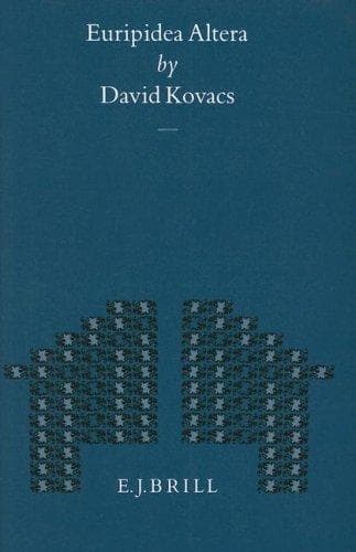 Cover of Euripidea altera by David Kovacs
