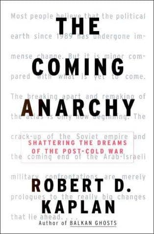 Cover of The Coming Anarchy by Robert D. Kaplan