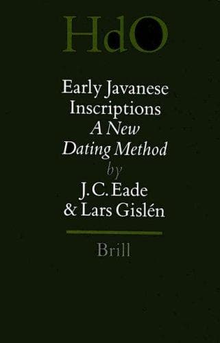 Cover of Early Javanese inscriptions by Eade, J. C