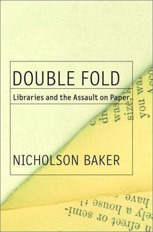 Cover of Double Fold by Nicholson Baker