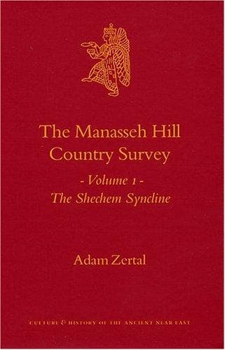 Cover of The Manasseh Hill Country Survey by Adam Zertal