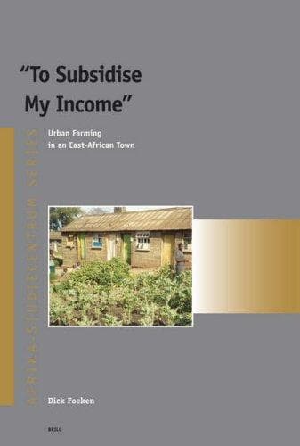 Cover of To Subsidise My Income by D. Foeken