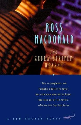 Cover of The zebra-striped hearse by Ross Macdonald