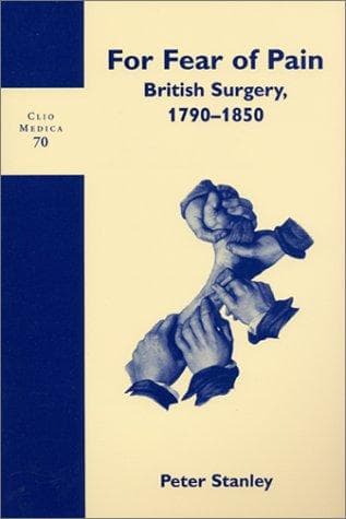 Cover of For Fear of Pain by Peter Stanley