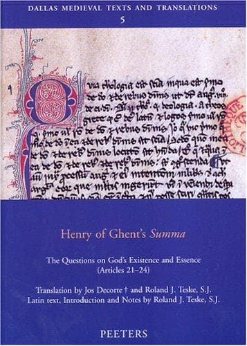 Cover of Summa quaestionum ordinariarum by Henry of Ghent