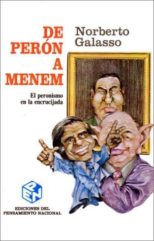 Cover of De Perón a Menem by Norberto Galasso