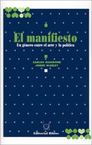 Cover of El manifiesto by Carlos Mangone
