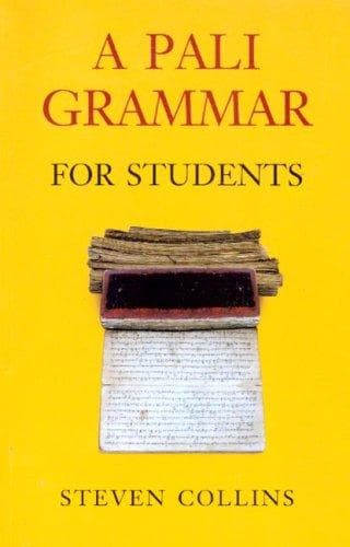 Cover of A Pali Grammar for Students by Steven Collins