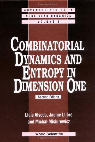 Cover of Combinatorial dynamics and entropy in dimension one by Ll Alsedà