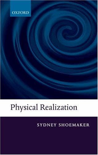Cover of Physical realization by Sydney Shoemaker
