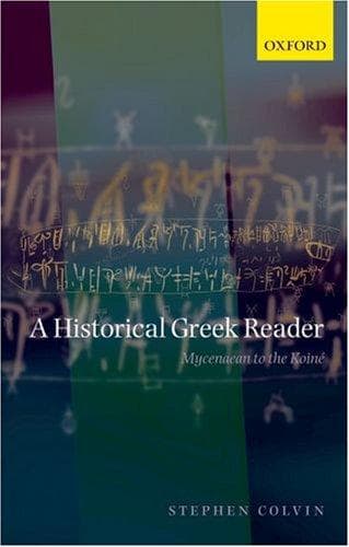 Cover of A Historical Greek Reader by Stephen Colvin