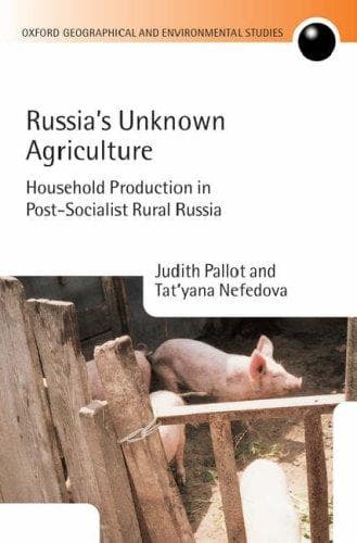 Cover of Russia's unknown agriculture by Judith Pallot
