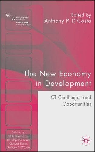 Cover of The New Economy in Development by Anthony P. D'Costa