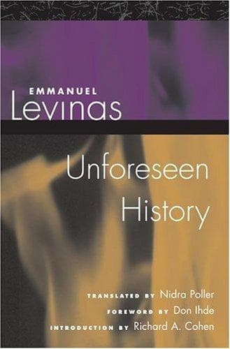 Cover of Unforeseen History by Emmanuel Levinas
