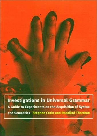 Cover of Investigations in universal grammar by Stephen Crain