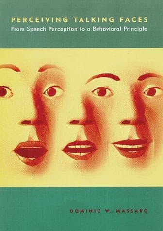 Cover of Perceiving talking faces by Dominic W. Massaro