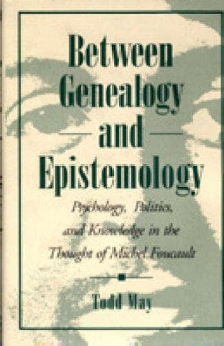 Cover of Between genealogy and epistemology by Todd May