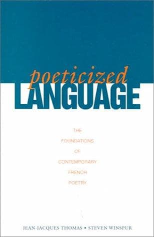 Cover of Poeticized language by Jean-Jacques Thomas