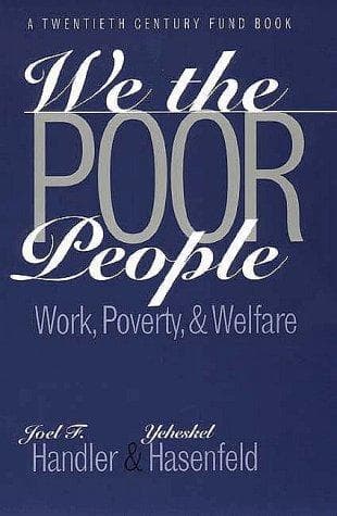 Cover of We the poor people by Joel F. Handler