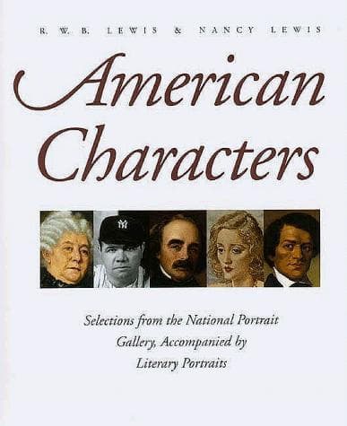 Cover of American characters by R. W. B. Lewis