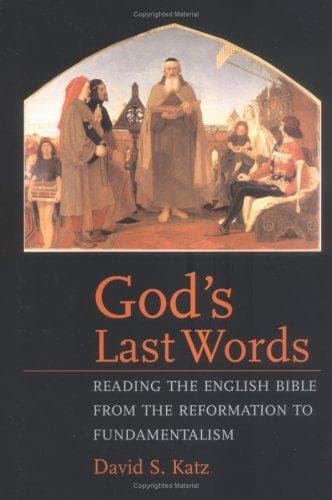 Cover of God's last words by David S. Katz