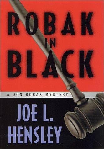 Cover of Robak in black by Joe L. Hensley