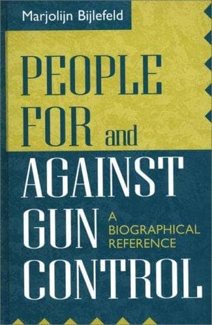 Cover of People for and against gun control by Marjolijn Bijlefeld