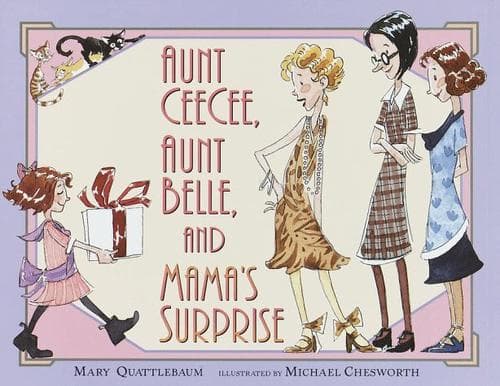 Cover of Aunt CeeCee, Aunt Belle, and Mama's surprise by Mary Quattlebaum