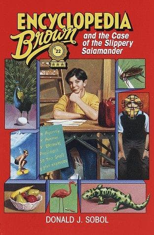 Cover of Encyclopedia Brown and the case of the slippery salamander by Donald J. Sobol
