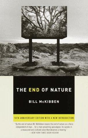 Cover of The end of nature by Bill McKibben