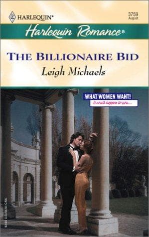 Cover of The billionaire bid by Leigh Michaels