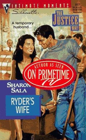 Cover of Ryder's Wife (The Justice Way) by Sharon Sala