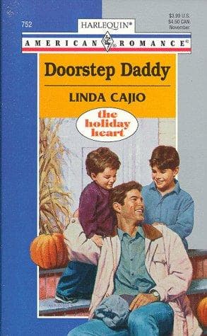 Cover of Doorstep Daddy (The Holiday Heart) by Linda Cajio