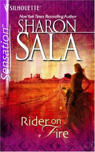 Cover of Rider on fire by Sharon Sala