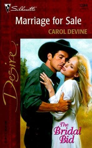 Cover of Marriage For Sale (The Bridal Bid) by Carol Devine