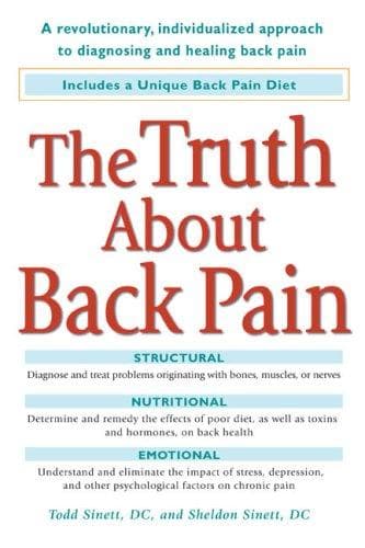 Cover of The truth about back pain by Todd Sinett