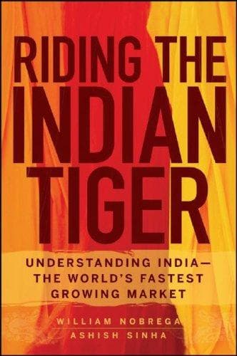 Cover of Riding the Indian tiger by William Nobrega