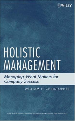 Cover of Holistic management by William F. Christopher