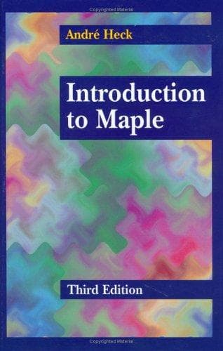 Cover of Introduction to Maple by A. Heck