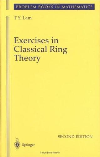 Cover of Exercises in classical ring theory by T. Y. Lam