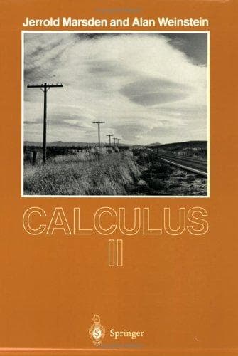 Cover of Calculus II by Jerrold E. Marsden