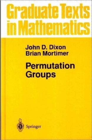 Cover of Permutation groups by John D. Dixon