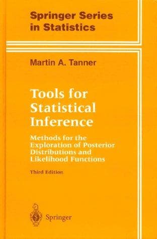 Cover of Tools for statistical inference by Martin Abba Tanner