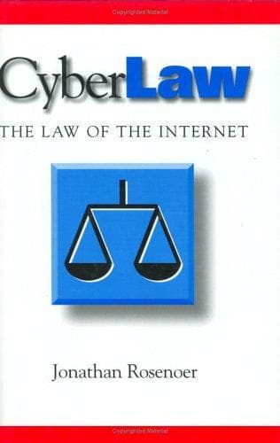 Cover of Cyberlaw by Jonathan Rosenoer